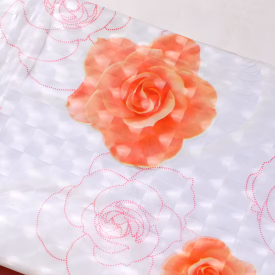 프리미엄 경량 투명 핑크 플라스틱 욕실 샤워 커튼, 3D 사용자 정의 인쇄 PVC PEVA 샤워 커튼