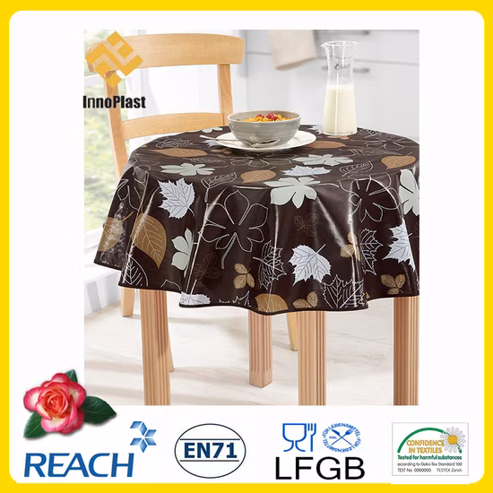 PVC 인쇄 식탁보/오일클로스 LFGB Oko